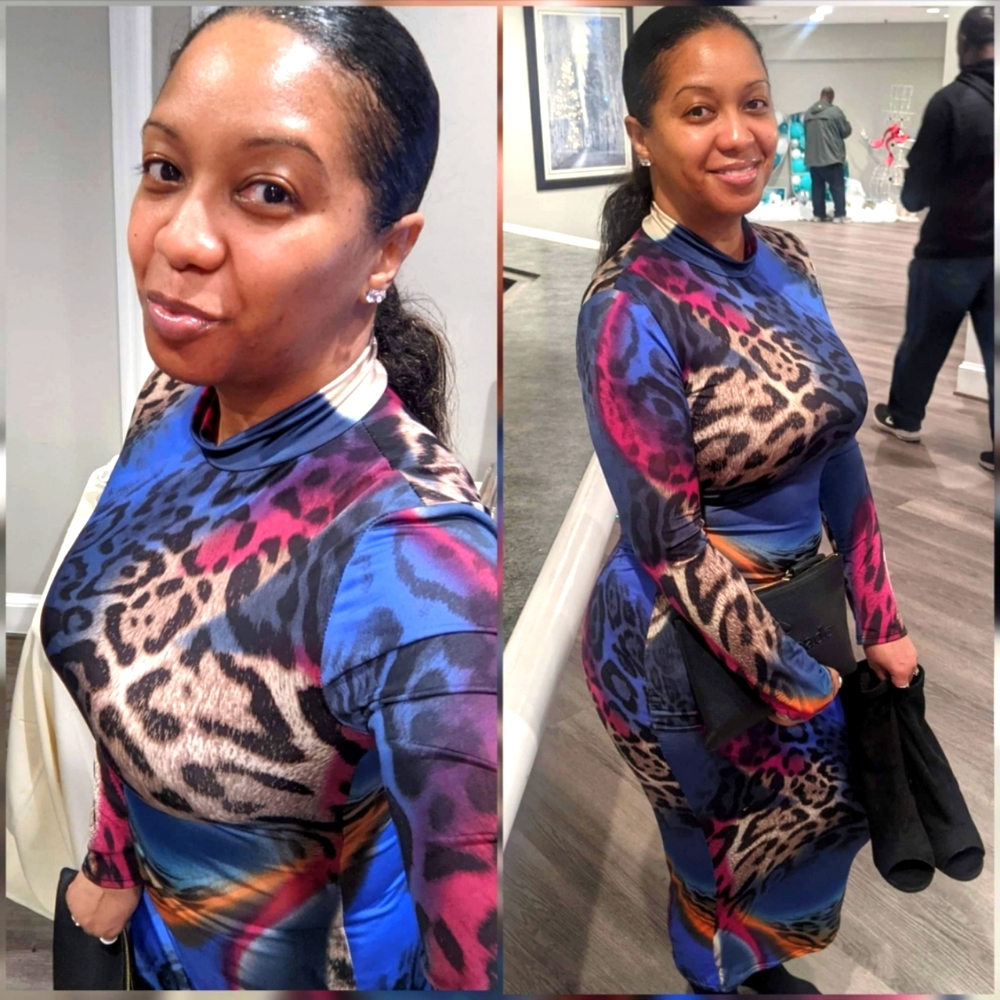 BELITA COLLECTION animal print maxi print